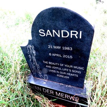 MERWE Sandri, van der 1983-2015
