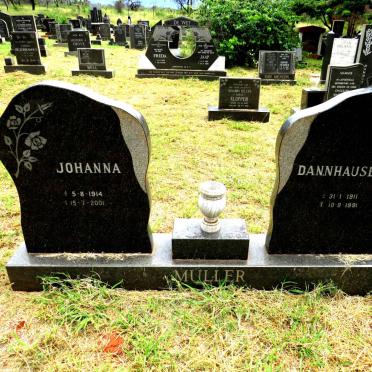 MULLER Dannhauser 1911-1991 & Johanna 1914-2001