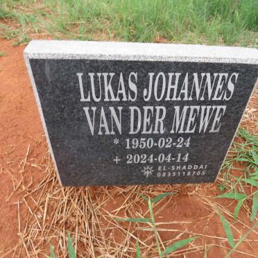 MERWE Lukas Johannes, van der 1950-2024