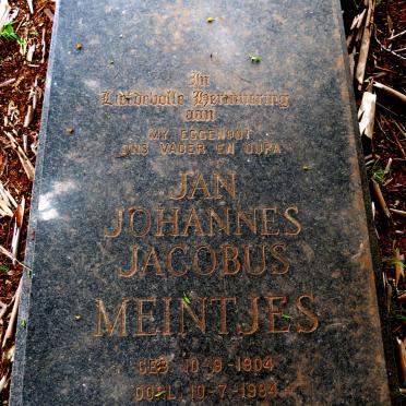 MEINTJES Jan Johannes Jacobus 1904-1984
