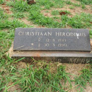 MERWE Christiaan Herodimus, van der 1943-1990
