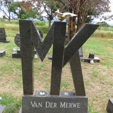 MERWE Martha Katrina, van der 1918-1996