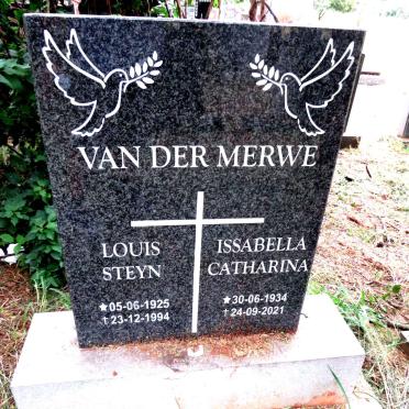 MERWE Louis Steyn, van der 1925-1994 & Issabella Catharina 1934-2021