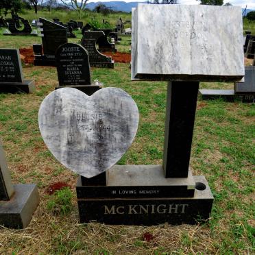 MCKNIGHT Steven Gordon 1938-1988 & Betsie 1944- _1