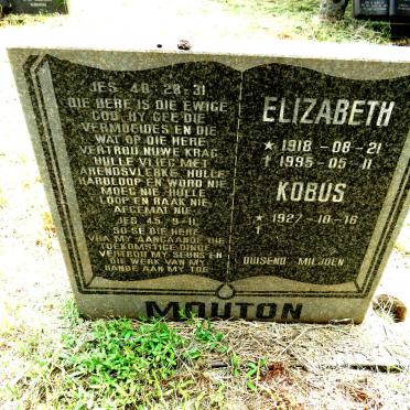 MOUTON Kobus 1927- & Elizabeth 1918-1995