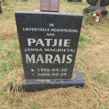 MARAIS Anna Magrieta 1936-2006