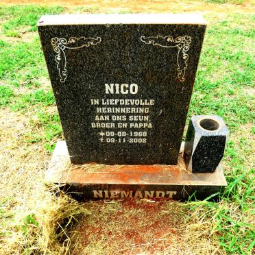 NIEMANDT Nico 1968-2002