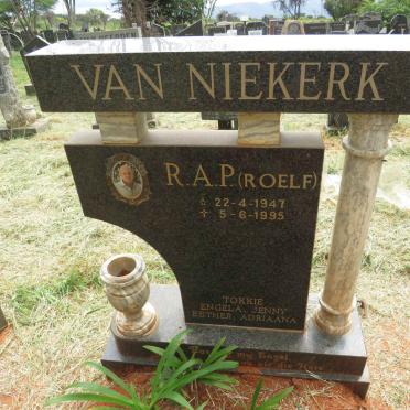 NIEKERK R.A.P., van 1947-1995