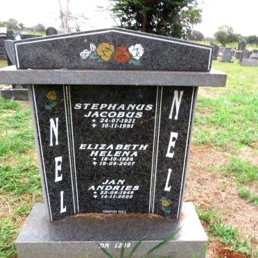 NEL Stephanus Jacobus 1921-1991 & Elizabeth Helena 1926-2007 :: NEL Jan Andries 1949-2000