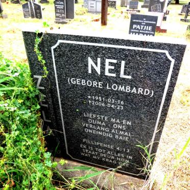 NEL Zela nee LOMBARD 1951-2006