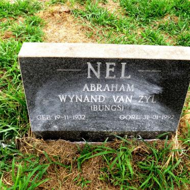 NEL Abraham Wynand van Zyl 1932-1992 