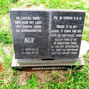 NIEUWOUDT Alf 1929-2010