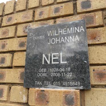 NEL Wilhemina Johanna 1928-2008