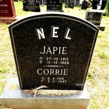 NEL Japie 1915-1989 & Corrie 1916-1997