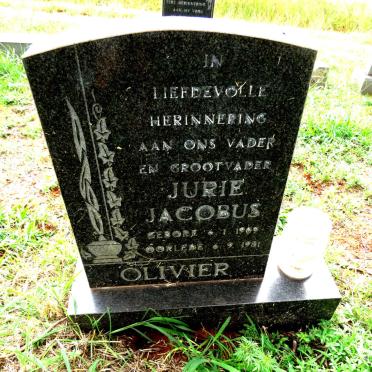 OLIVIER Jurie Jacobus 1909-1981