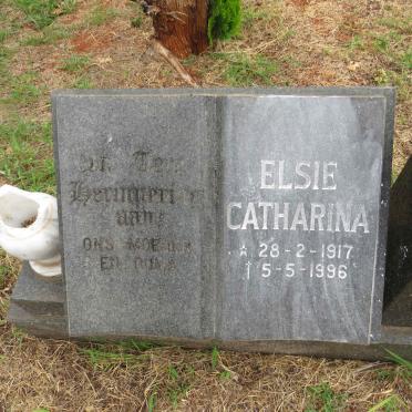 OOSTHUIZEN Elsie Catharina nee BORNMAN 1917-1996