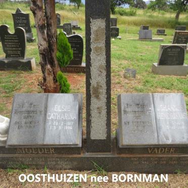 OOSTHUIZEN Johannes Hendrikus 1914-1984 & Elsie Catharina BORNMAN 1917-1996