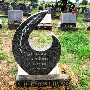 OOSTHUIZEN A.D.G. 1968-1990 