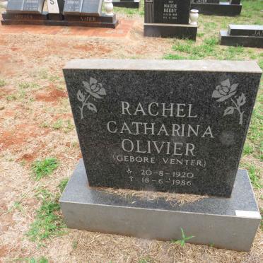 OLIVIER Rachel Catharina nee VENTER 1920-1986