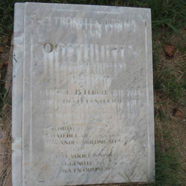 OOSTHUIZEN Petronella Lorna Ann nee ? 1923-2012
