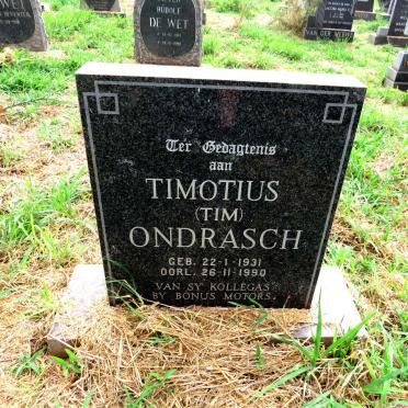 ONDRASCH Timotius 1931-1990
