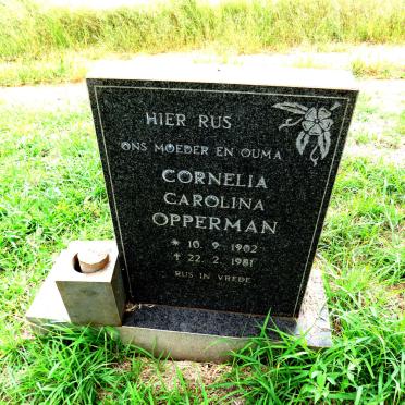 OPPERMAN Cornelia Carolina 1902-1981