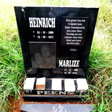 PEENS Heinrich 1980-2017 & Marlize 1980-2024