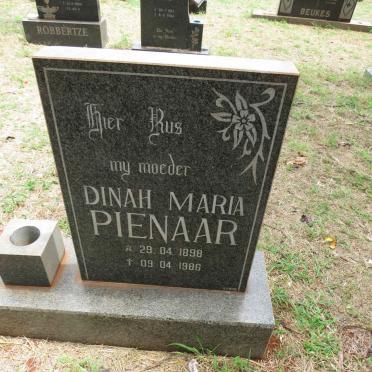 PIENAAR Dinah Maria 1898-1986