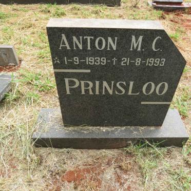 PRINSLOO Anton M.C. 1939-1993