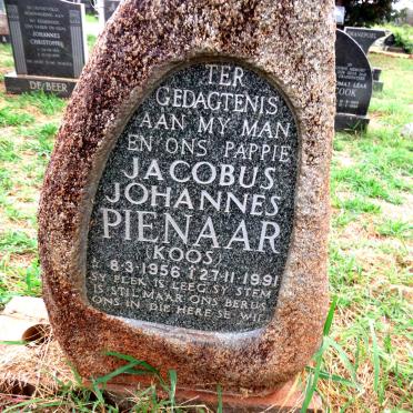 PIENAAR Jacobus Johannes 1956-1991 