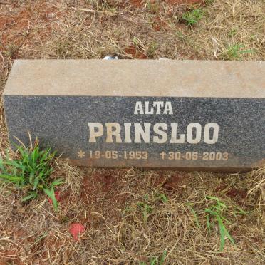PRINSLOO Alta 1953-2003