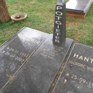 POTGIETER Hendrik 1933-2007 & Hantie VISAGIE 1939-