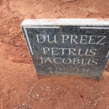 PREEZ Petrus Jacobus, du 1955-2020