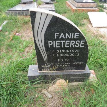 PIETERSE Fanie 1973-2012