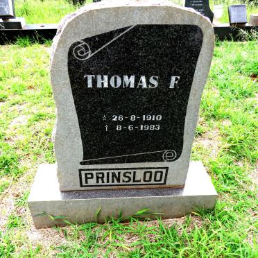 PRINSLOO Thomas F. 1910-1983
