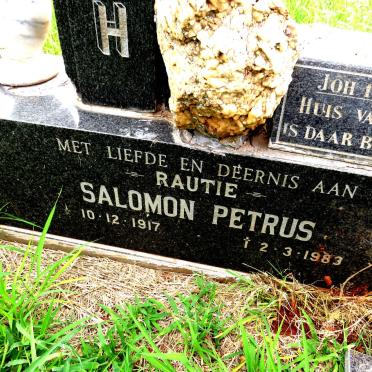 RAUTENBACH Salomon Petrus 1917-1983 :: VORSTER Yvonne, RAUTENBACH 1930-2014_2