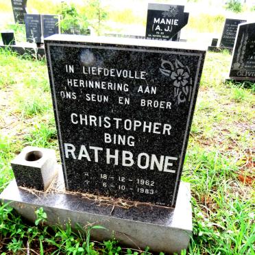 RATHBONE Christopher Bing 1962-1983