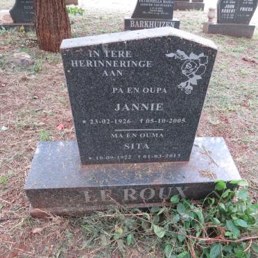 ROUX Jannie, le 1926-2005 & Sita 1922-2013