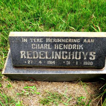 REDELINGHUYS Charl Hendrik 1914-1980
