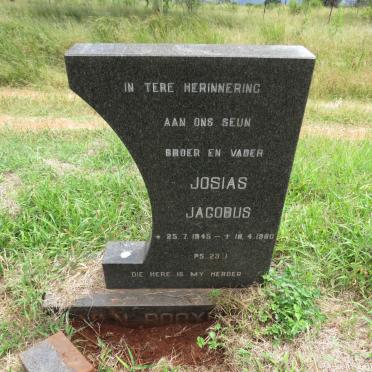 ROOYEN Josias Jacobus, van 1945-1980