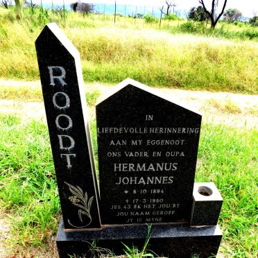 ROODT Hermanus Johannes 1894-1980
