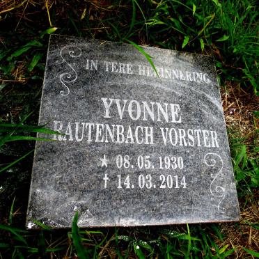 RAUTENBACH Salomon Petrus 1917-1983 :: VORSTER Yvonne, RAUTENBACH 1930-2014_3