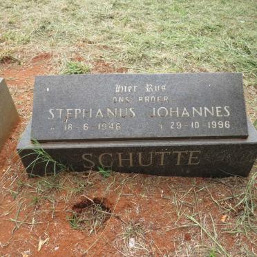 SCHUTTE Stephanus Johannes 1946--1996