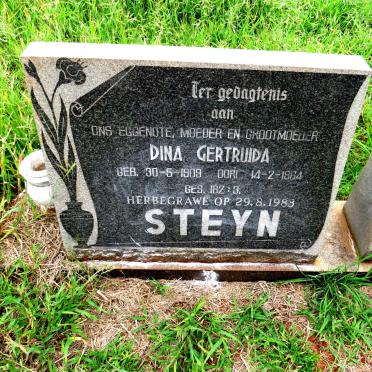 STEYN Dina Gertruida 1909-1964
