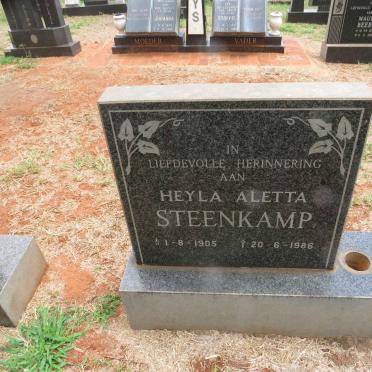 STEENKAMP Heyla Aletta 1905-1986