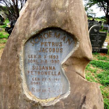 SCHOEMAN Petrus Jacobus 1893-1990 & Susanna Petronella 1911-1993_1