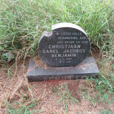 SCHUTTE Christiaan Sarel Jacobus Benjamin 1942-1991