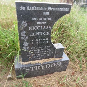 STRYDOM Nicolaas Hendrik 1941-2018