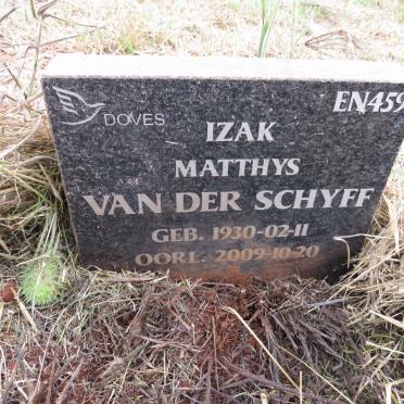 SCHYFF Izak Matthys, van der 1930-2009