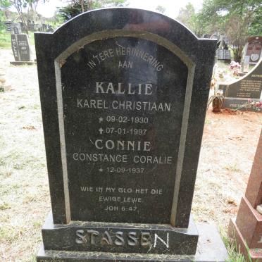 STASSEN Karel Christiaan 1930-1997 & Constance Coralie 1937-
